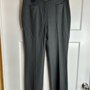 Talbots Women’s 10P Heritage Wool Blend Pants Gray Career Casual 6132